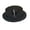 Charcoal, variant on Different Touch Men's 100% Crushable Round Top Short Brim Pork Pie Black Fedora Hats w/Feather