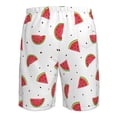 thumbnail image 6 of Naloa Hand Drawn Watermelon Men's Beach Shorts, Surfing shorts, Swim trunks, Quick Dry Swim Trunks for Surfing Beach Fun - Medium, 6 of 9