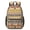 Geometric Diamond Yellow, variant on Geometric Arrow White Pattern 17" School Backpacks for Teens,Waterproof Oxford Fabric,S-Shape Padded Straps for School,Travel,Hiking,Camping