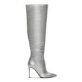 thumbnail image 3 of INC Womens Silver Embellished Pointed Toe Stiletto Zip-Up Dress Boots 6.5 M, 3 of 4