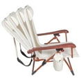 thumbnail image 4 of Ozark Trail Low Profile Reclining Glamping Chair, Vanilla Dream, 4 of 6