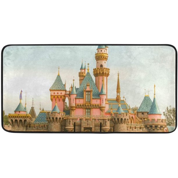 Castle Kitchen Rug Fairy Tale Door Mat Bath Rug Home Decor ...