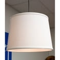 thumbnail image 4 of 1-Light Plug In Swag Pendant Ceiling Light White Shade, 4 of 4