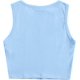 thumbnail image 2 of playera básica sin mangas con cuello redondo y espalda cruzada para mujer Azul/claro M Azul/claro M Xishao ropa, 2 of 2