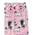 thumbnail image 3 of Wonder Nation Girls Holiday Long Sleeve Top and Wide Leg Pant Pajama Set, 2-Piece, Sizes 4-18 & Plus, 3 of 3