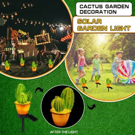 

Led Solar Lamp Sensor Control Pineapple Cactus Shape Outdoor Garden Light Garden Lamps