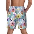 thumbnail image 4 of Uemuo Cactus1 Pattern Mens Swim Trunks Quick Dry Board Shorts with Mesh Lining, Stretch Beach Shorts Quick Dry No-Chafing Board Shorts-Medium, 4 of 9
