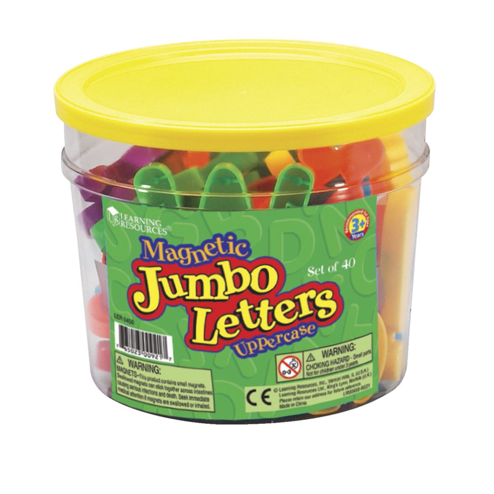 Learning Resources Jumbo Uppercase Letters, Set of 40
