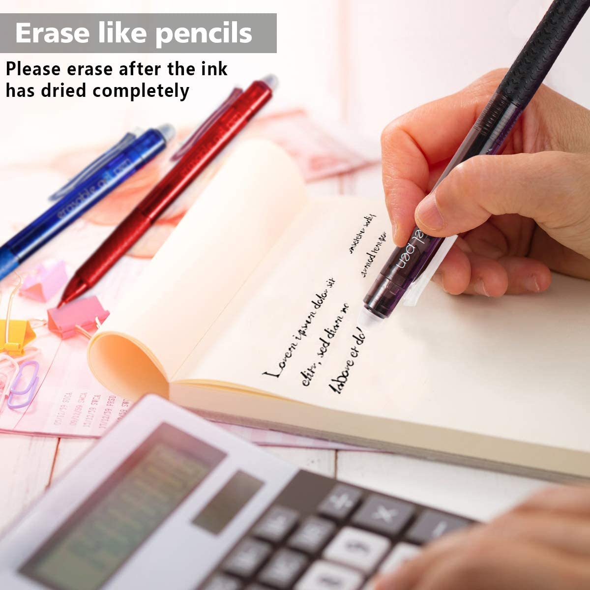 Lineon 15-Pack Erasable Gel Pens photo 3