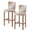 Multicolor, variant on Beige Ombre Bar Stool Covers Set of 2, Modern Geometric Abstract Aesthetic Cream Stretch Washable Bar Chair Covers with Backs, Removable Pub Counter Height Chair Cover for Kitchen Dining Room Cafe
