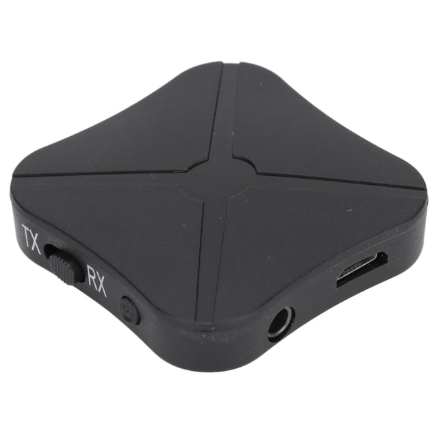 LHCER Wireless Adapter,AUX APTX Low Latency Adapter,Low Latency Adapter 2 In 1 Lightweight Portable 6 Hours Long Battery Life Wireless Transmitter For Computers Earphones