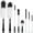 Black, variant on Happon 8-Pack Multi-Purpose Water Bottle Brush,Long Handle Bottle Cleaner for Washing Narrow Wine/Beer Bottle, Thermos, Hummingbird Feeder, Sport Well,Straw Brush