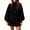 Black, variant on Long Sleeve Women Fall Winter 2 Pieces Skirt Sets Casual Sweater Pullover and Skirt