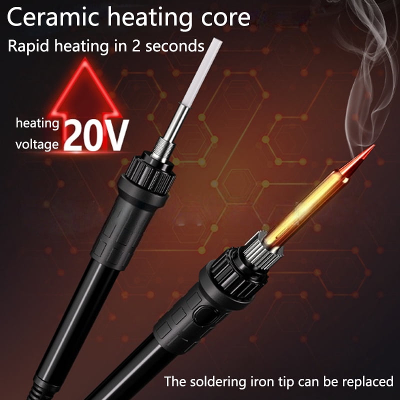 90W Cordless Electric Soldering Iron adjustable temperature Torch Repair Tool For Mil*wau*kee  18V Battery