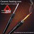 thumbnail image 4 of Herramienta de Reparación de Soplete Eléctrico Inalámbrico de 90W con Temperatura Ajustable para Batería de 18V Mil*wau*kee, 4 of 10