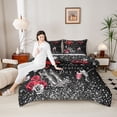 thumbnail image 4 of Castle Fairy Happy Valentine's Day Full Size Comforter Sets,Bling Crystal Bedding Sets, 4 of 8