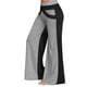 thumbnail image 4 of Pantalones de mujer Pantalones deportivos de patchwork Pantalones de chándal casuales de pierna ancha holgados, Gris, XXL sidaley AP002168-11, 4 of 5