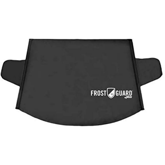 FrostGuard Plus Automotive Winter Windshield Cover Standard Size for Cars and Smaller SUVs Shade, Black