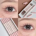 thumbnail image 2 of Lápiz delineador de ojos en gel marrón 2 en 1, delineador de ojos líquido ultrafino, lápiz de sombra de ojos suave con alto pigmento, lápiz de gel de gusano de seda, maquillaje de ojos duradero, 2 of 5