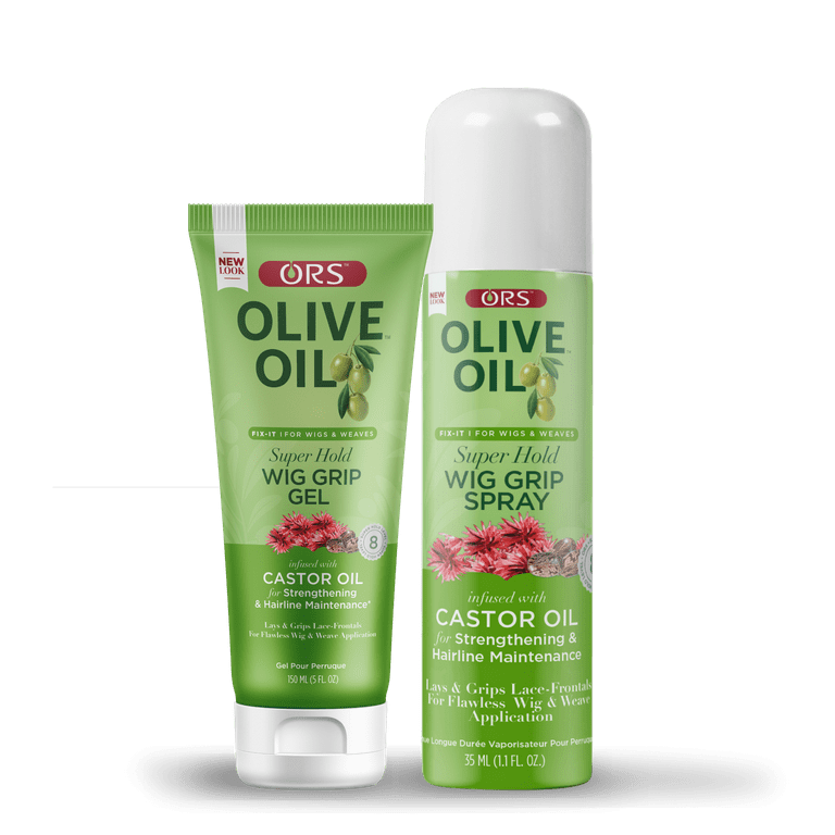 ORS OLIVE OIL FIX IT GRIP GEL 5OZ HOLD SPRAY 6.2OZ BUNDLE