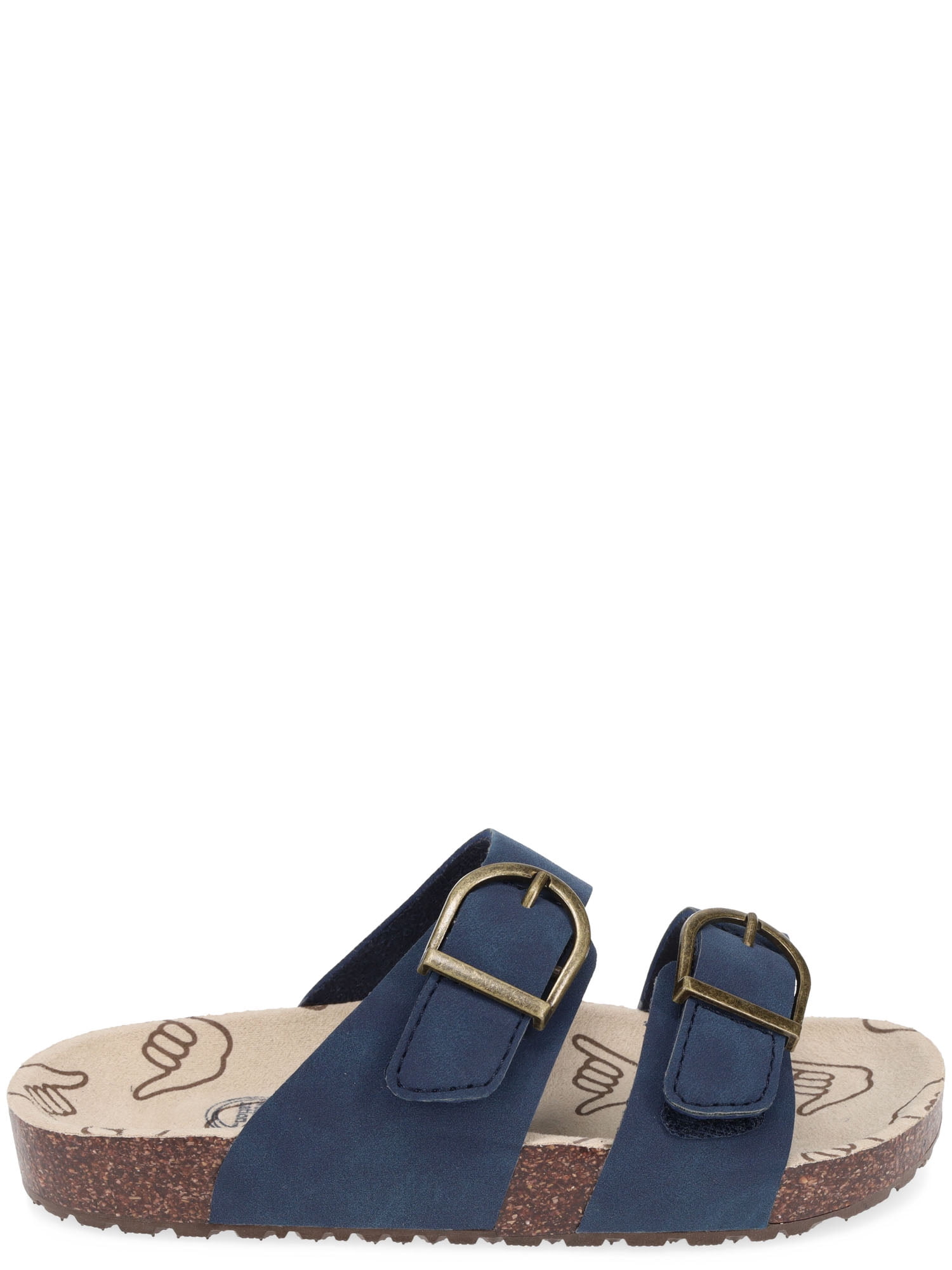 Wonder Nation Little & Big Boys Two Buckle Sandals