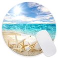 thumbnail image 2 of Mouse pad redondo Nphuriy con diseño de playa 20 x 20 x 0,3 cm, 2 of 6