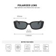 thumbnail image 2 of Gafas de sol europeas y americanas con protección solar para viajes, hechas de PC, metal, 2 of 5