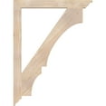 thumbnail image 3 of Ekena Millwork 3 1/2"W x 36"D x 48"H Balboa Traditional Smooth Bracket, Douglas Fir, 3 of 4