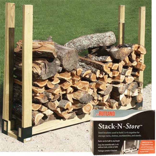 Woodeze 5RU30360 StackNStore Log Rack Brackets