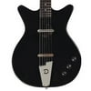 Danelectro Convertible Hollow Body Electric Guitar (Black)