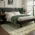 thumbnail image 3 of Wondo 6x9 Area Rug Printed Washable Rugs for Living Room Non-Slip Floor Carpet Soft Boho Vintage Rug Low Pile Water Repellent for Bedroom,Entryway,Kitchen,Indoor, Khaki, 3 of 8