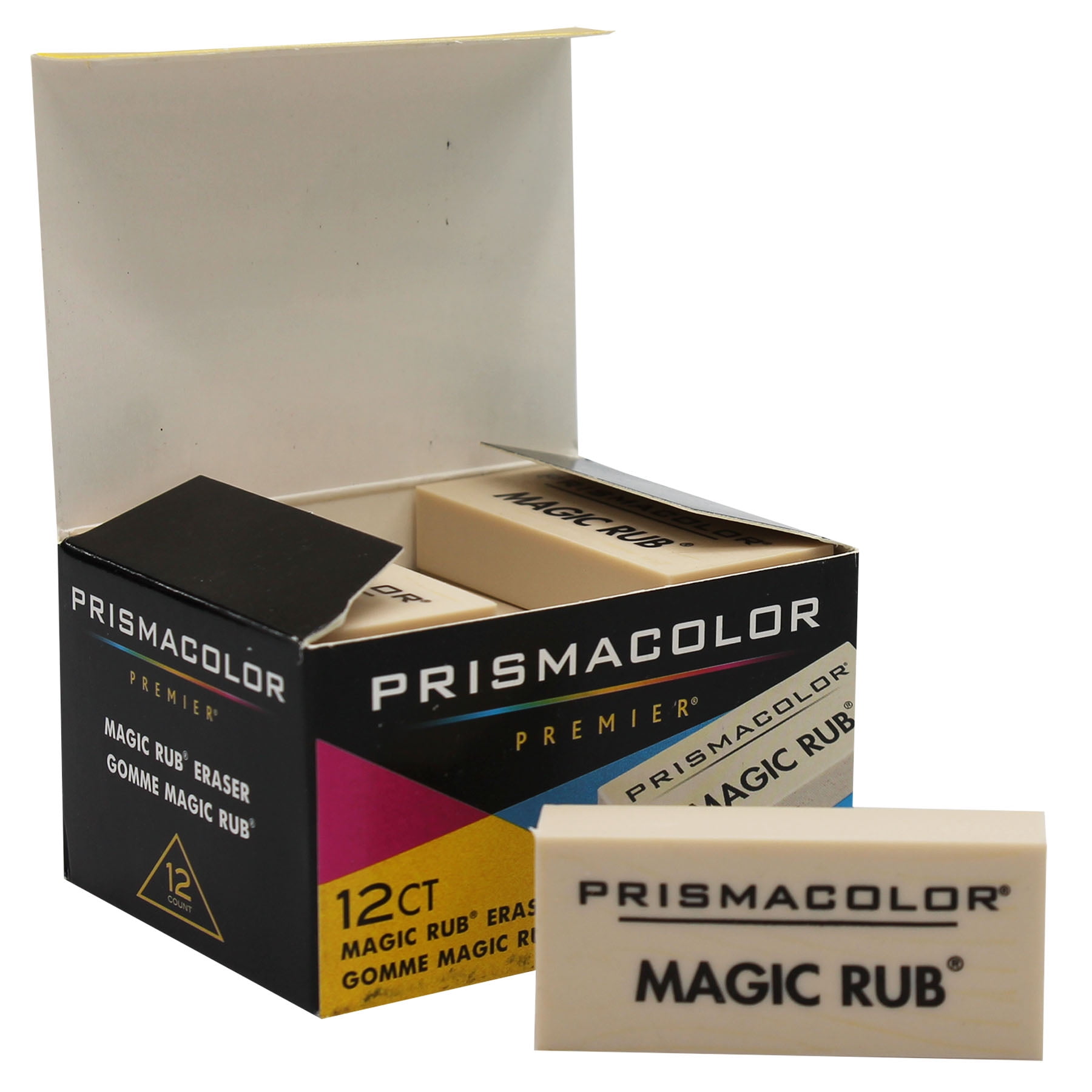 Prismacolor Premier Magic Rub Eraser, 12 Per Pack, 2 Packs
