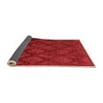 thumbnail image 2 of Ahgly Company Indoor Square Abstract Orange Modern Area Rugs, 5' Square, 2 of 4