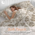 thumbnail image 5 of Vintage Spring Floral Bedding 3 Piece Duvet Cover Set Twin Size, Summer Botanical Farmhouse Soft Microfiber Comforter Cover with Zipper Closure & Pillowcases, Wrinkle & FadeResistant Quilt Cover, 5 of 9
