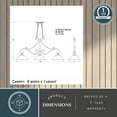 thumbnail image 6 of Monrovia 3 Light Linear Chandelier Oil Rubbed Bronze, 6 of 12