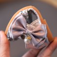 thumbnail image 3 of Dress Princess Shoes for Toddler Girls Kids Glitter Sequin Bow Mary Jane Low Heel Ballet Flats Wedding Party, 3 of 5
