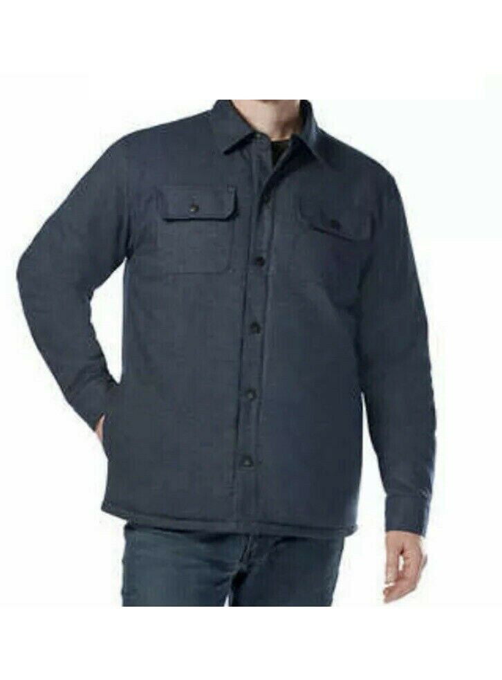 Rugged Elements Men's Insulated Utility Shirt Jacket Grey, XL CUSTOMER RETURN