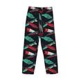 thumbnail image 3 of Vsdgher Fishing Lure Print Mens Pajama Pants Sleep & Lounge Pants, PJ Bottoms With elastic waistb and Pockets, 3 of 5