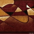 thumbnail image 5 of Allstar Rugs Allstar Distressed Modern Swirl Design Rug Chocolate 5' 2"x7' 1" 5' x 8', 5 of 5