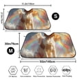 thumbnail image 3 of Kdxio Rainbow English Cocker Spaniel Print Windshield Sun Shade,UV Rays and Sun Heat Protection,Sunshade for Car Windshield,Car Shade Front Windshield - Medium, 3 of 5