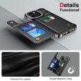 thumbnail image 3 of Diamond Horizontal Card Bag Leather Phone Case,iPhone 16, 3 of 10