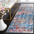 thumbnail image 3 of SAFAVIEH Vintage Persian Bristol Traditional Polyester Area Rug, Turquoise/Multi, 6' x 9', 3 of 10