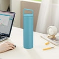 thumbnail image 4 of 600ml (20 oz) Wide Mouth Stainless Steel Vacuum Insulated Sports Water Bottle - 304 Food Grade, Leakproof, 12H Hot/Cold, Portable 10.35"x2.76"x2.76", 4 of 4