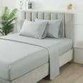 thumbnail image 4 of Mainstays 7 Piece Reversible Bed in a Bag Comforter Set with Sheets, Grey Check, Full, 4 of 13