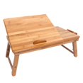 thumbnail image 4 of SalonMore Portable Breakfast Bed Tray Lap Desk Serving Table Foldable Legs Food Dinner US, 4 of 5