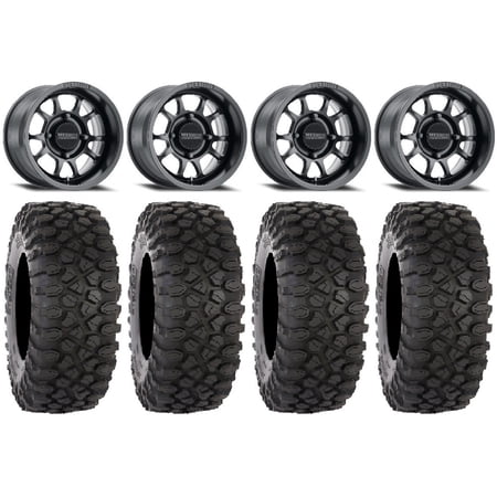 Method 409 15 Black (4+3) Wheels 32 XC450 Tires Polaris RZR XP 1000 / PRO XP / Ranger XP 900/1000 Method 409 15 Black (4+3) Wheels 32 XC450 Tires Polaris RZR XP 1000 / PRO XP / Ranger XP 900/1000
