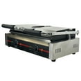 thumbnail image 5 of 3500W Commercial 2 Plate Sandwich Press Grill Griddle, Panini Maker Grooved Surface, Electric Sandwich Grill Grooved, 5 of 12