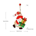 thumbnail image 4 of Injueey Colgante de gnomo de árbol de Navidad, suministros adorables para fiestas interesantes, diseño de escena DIY, decoración colgante de Kits de decoración para fiestas Tipo 1 Injueey HA069350-01, 4 of 6
