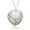White Turquoise, variant on 10pcs Natural Crystal Healing Stone Necklace Heart Shaped Chakra Necklace 3cm-Amethyst