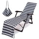 thumbnail image 1 of Toalla para silla de playa, funda para tumbona con bolsillos, toalla para silla de piscina para exteriores, patio y jardín, 1 of 6